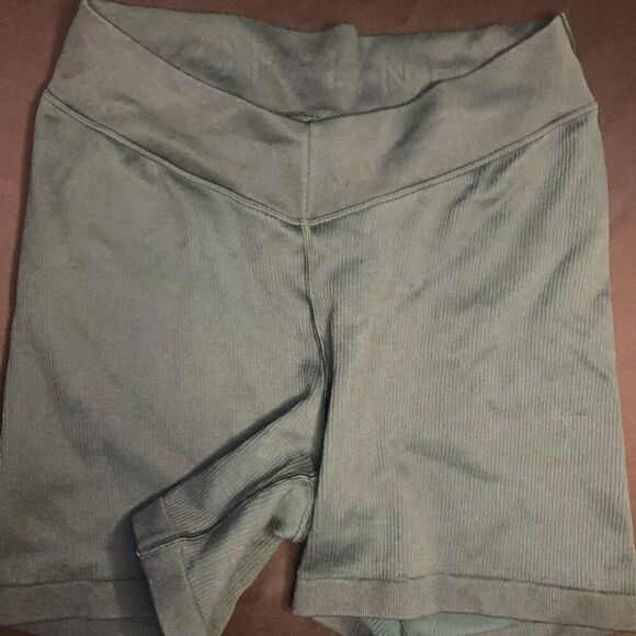 Aerie Offline 5” Real Me Crossover Bike Shorts Sycamore Green Work Out Womens XL - Picture 3 of 3